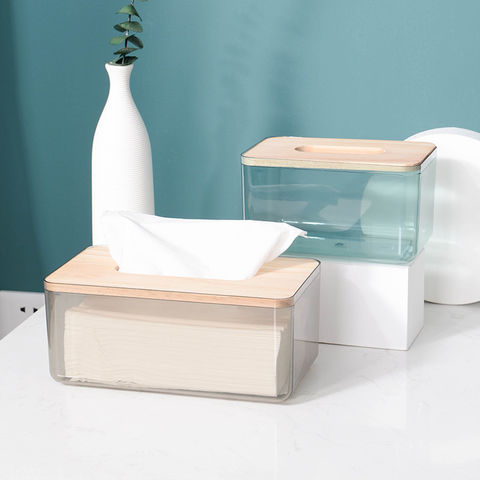 Buy Wholesale China Napkin Paper Storage Box Household Tissue Living Room  Coffee Dining Table Plastic Transparent & Napkin Paper Storage Box at USD  1.28