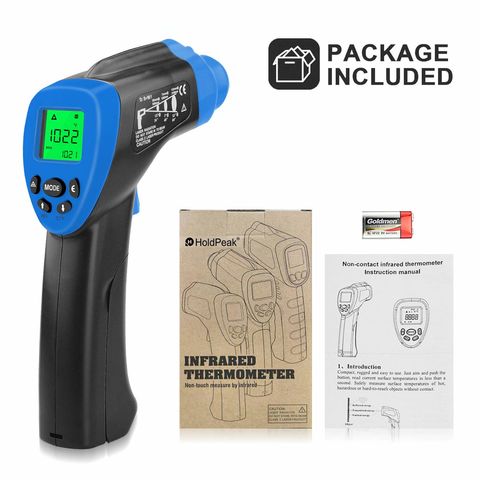 Buy Wholesale China Holdpeak Hp-980g-3 Infrared Thermometer Digital Laser  Thermometer Ir Temp Gun Laser Point & Thermometer at USD 21.99
