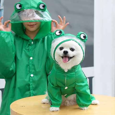 Fruit Printed Dog Hoodies Raincoat Waterproof Pet Costume - Temu