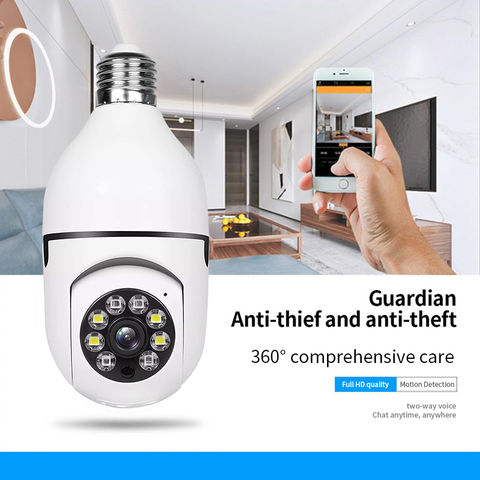 Ampoule camera espion IP Full HD 960P haut-parleur et micro - Équipements  et sécurité pour la maison - Achat & prix