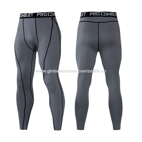 Pantalon Collant de Compression Homme Thermique Pour Sport Fitness  Entraînement Séchage Rapide