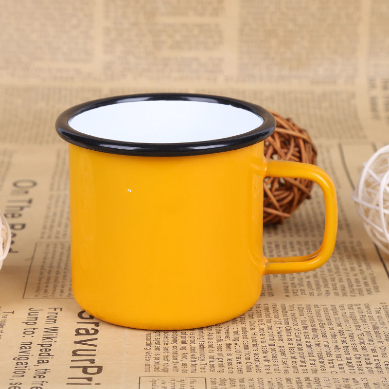 Buy Wholesale China 350ml Enamel Coffee Cup Gift Enamelware Custom
