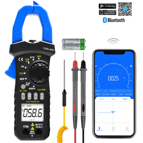 HP-570S-APP Digital Clamp Meter,Volt Amp Ohm Tester, 6000 Count