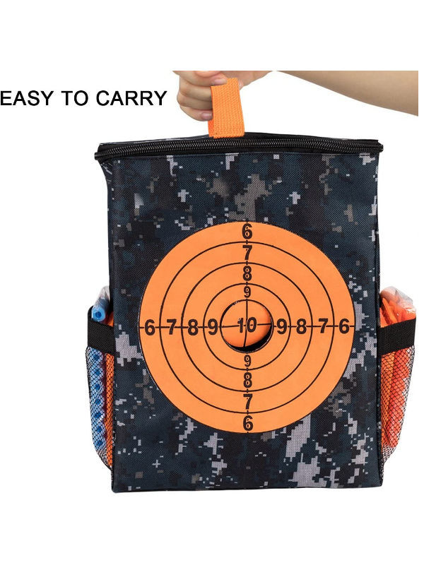 Herwey Pochette de cible, pochette de cible pour arme-jouet, sac de  rangement de transport pour objectif de cible de but portable pour le jeu  d'arme de jouet 