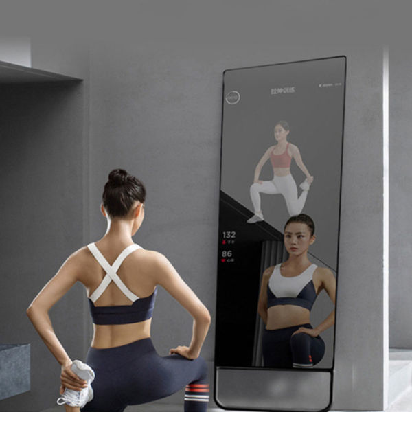 Buy Wholesale China Smart Fitness Mirror Gym Home Work-out Fitness Course  Smart Android Mirror Display & Smart Fitness Mirror at USD 520