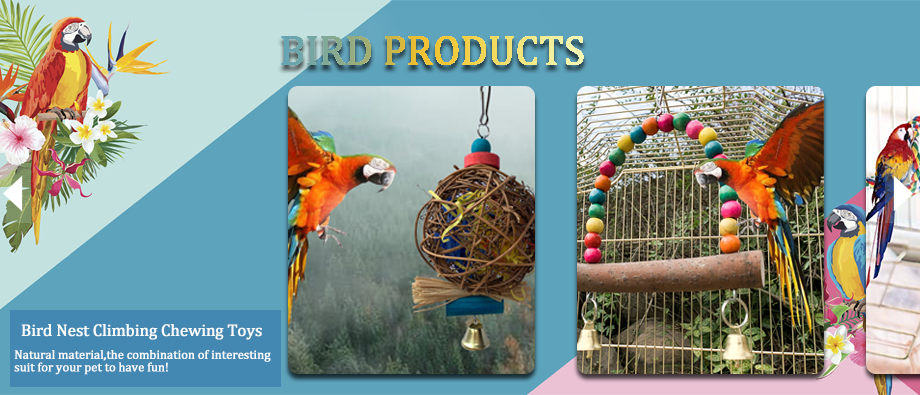 Buy Wholesale China 2022 New Product Bird Cage Toy Accessories Parrot Bird  Pet Colored Cotton Rope Climbing Net Swing Handing Bird Toy With Skin Log &  Bird Toy at USD 2.44