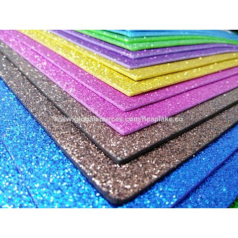 50X70cm Large Glitter EVA Foam Sheets Craft EVA Foam - China