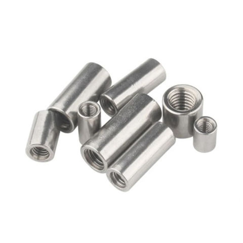 Tuercas de conexión de barril m3 M4 M5 M6 M8 m10 304 tuerca redonda extendida de acero inoxidable