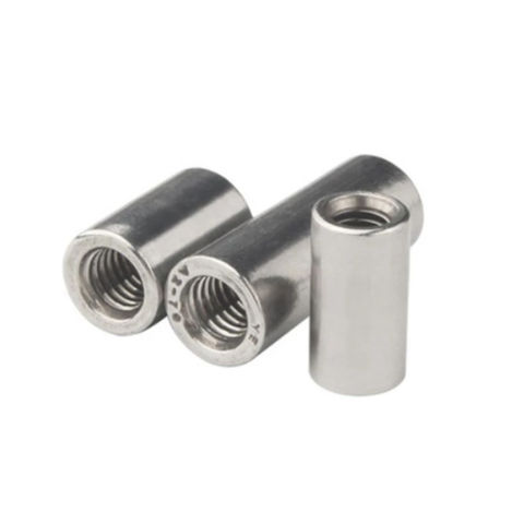 Tuercas de conexión de barril m3 M4 M5 M6 M8 m10 304 tuerca redonda extendida de acero inoxidable