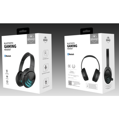 Bluetooth Über Ohr Blinkende Gaming Kopfhörer 21 BV02 Einstellbar Faltbarer Kopfhörer