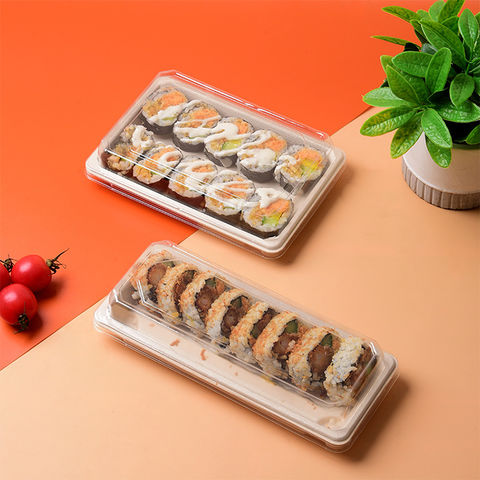 Kraft Paper Sushi Tray with PET Lid - Buy Sushi Paper Box, Kraft Sushi  Paper Box, sushi tray Product on Food Packaging - Shanghai SUNKEA Packaging  Co., Ltd.