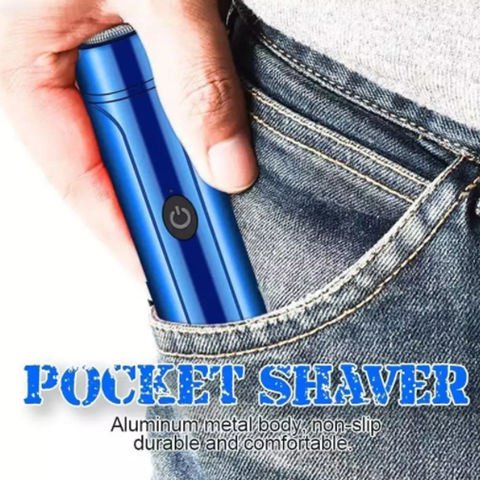 Mini cuchillo para barba afeitadora eléctrica portátil recargable