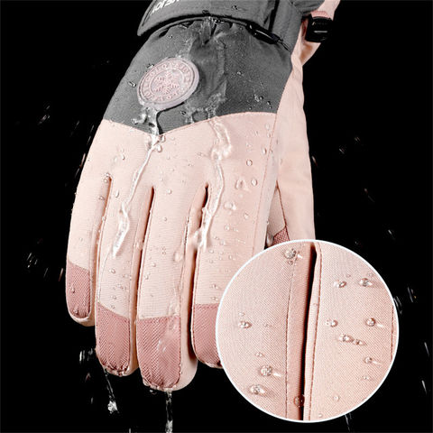 Guantes impermeables y transpirables con aislamiento para hombre