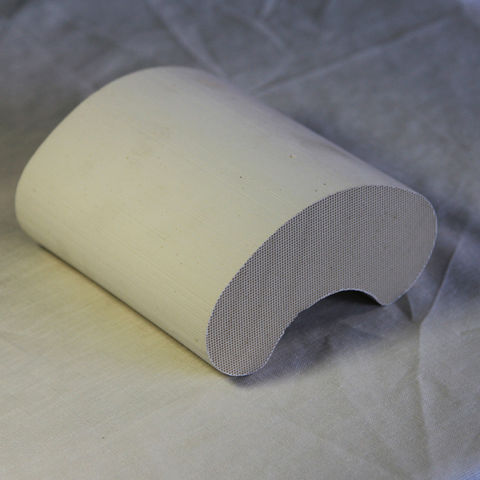 Precio de fábrica, convertidor catalítico de cerámica de panal para tubo de escape incluye revestimiento de catalizador