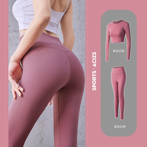 Bulk Buy China Wholesale 2pcs Suit Thin Section Exercise Pants High Waist  Tight Super Soft Skin Touch Breathable Yoga Pants $5.2 from Yiwu Jiyun  Apparel Co., Ltd