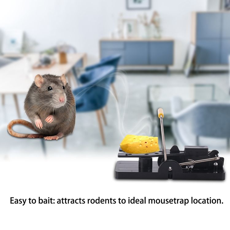 Buy Wholesale China  Best Seller Home Automatic Catcher Snap Device  Reusable Abs Black Plastic Mice Rat Mouse Traps & Mouse Trap at USD 0.45