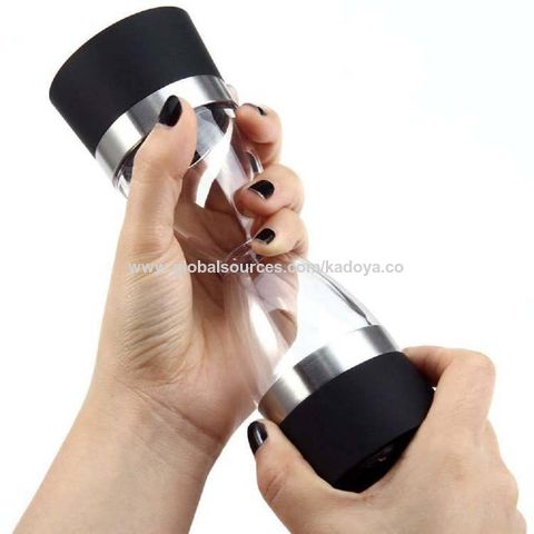 Buy Wholesale China  New Design Hourglass Shape Black And Red Manual Pepper  Mills Cheap Salt Spice Pepper Grinder & Salt Spice Pepper Grinder at USD  1.5