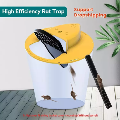 Buy Wholesale China Reusable Plastic Humane Flip And Slide Bucket Lid  Animal Friendly Mouse Mice Rat Caught Trap & Mouse Trap at USD 1.93
