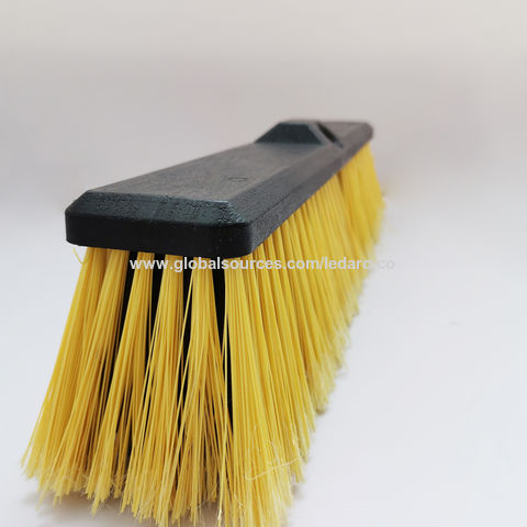China Push Broom Brush Soft Sweeping Broom with Long Handle for Bathroom  Manufacture and Factory