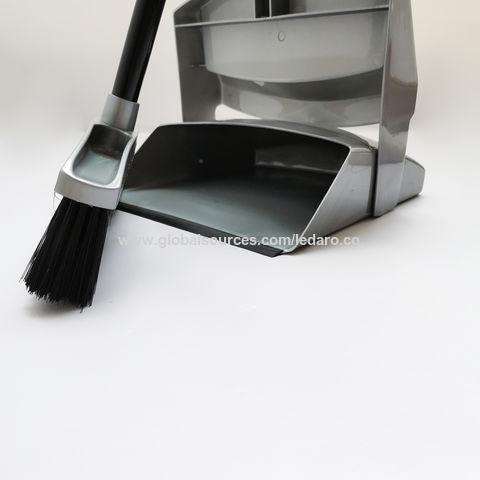 The Clean Store Plastic Lobby Broom Upright Dustpan with Broom