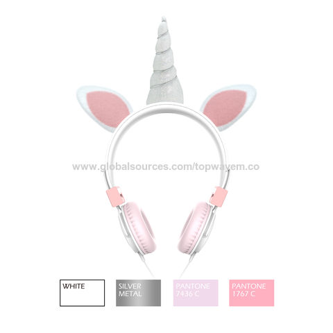 Licorne Unicorn Casque Audio Enfant 2-en-1 Bluetooth et Filaire