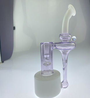 Buy Wholesale China White And Purple Lollipop Recycle Glass Water Pipe ...