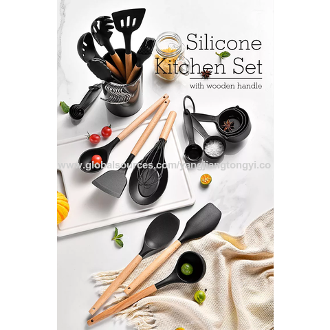 7Pcs Colorful All Silicone Kitchen Utensils Wholesale