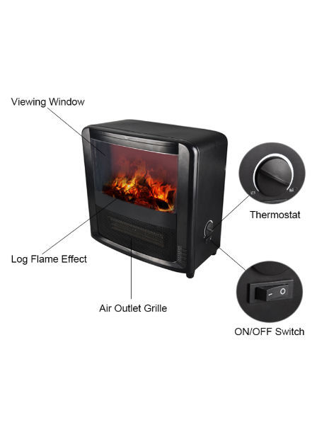 Buy Wholesale China Wholesale Fireplace Heater 2000w Portable Electric ...