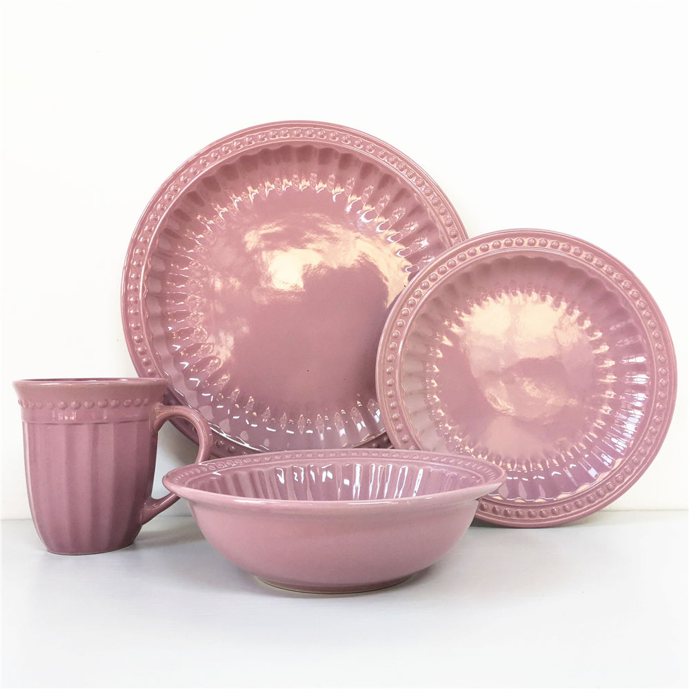 Buy Wholesale China Creative Red Ceramic Dinner Plate Cereal Bowl