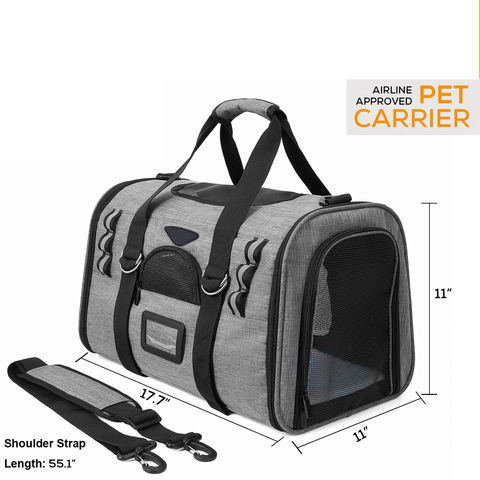 Buy Wholesale China Popular Expandable Cat Carrier Dog Carriers,airline  Approved Soft-sided Portable Pet Travel Washable Carrier & Pet Carrier at  USD 3.49