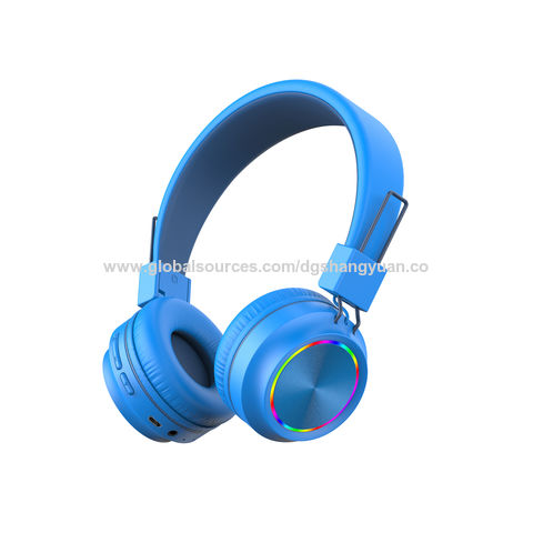 Achetez en gros Lumières Led Colorées écouteurs Bluetooth Pour Enfants Avec  Mic, Lecture 25h, Son Stéréo, Bluetooth 5.0, Pliable Chine et Ecouteur  Bluetooth à 5.3 USD