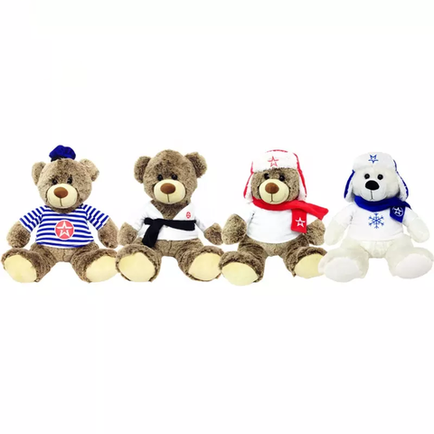 Quente kawaii colorido gravata borboleta urso boneca brinquedos de pelúcia  abraço urso boneca crianças presente aniversário travesseiro urso de