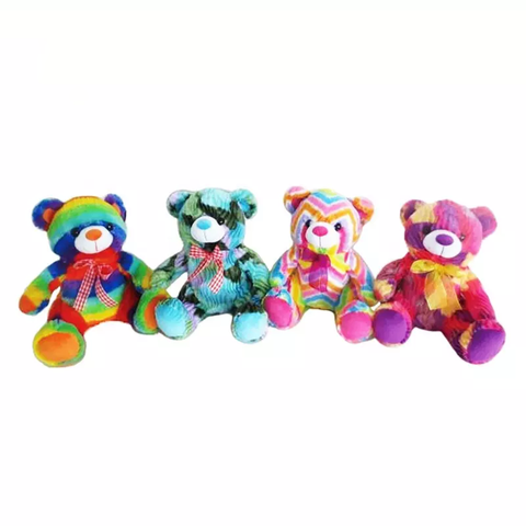 Quente kawaii colorido gravata borboleta urso boneca brinquedos de pelúcia  abraço urso boneca crianças presente aniversário travesseiro urso de