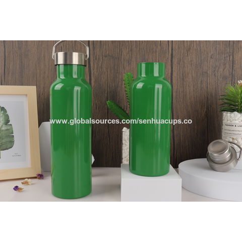 Compre Botella De Agua De Acero Inoxidable De Doble Pared Libre De Bpa Oem 1 ,5 Litros 1000ml Botella De Agua y Frasco Al Vacío Botella Aislada Taza De  Café de China por