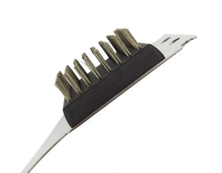 Buy Wholesale Taiwan Stainless Steel Bristles Bbq Grill Cleaning Brush  Scraper & Barbecue Grill Brush And Scraper at USD 1.3