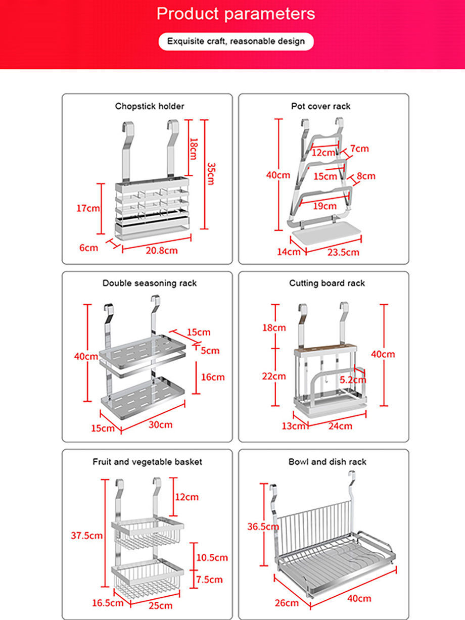 Buy Wholesale China Odm Wall Mounted Plate Dish Drying Rack Kitchen  Accessories Storage Organizer Spice Rack With Hooks & Wall Mounted Dish  Drying Rack at USD 13.7