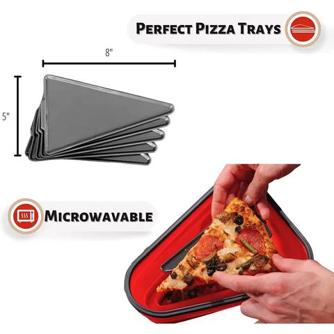 Wholesale Collapsible Silicone Reusable Portable Triangle Pizza Pack Lunch  Box - China Lunch Box and Silicone price