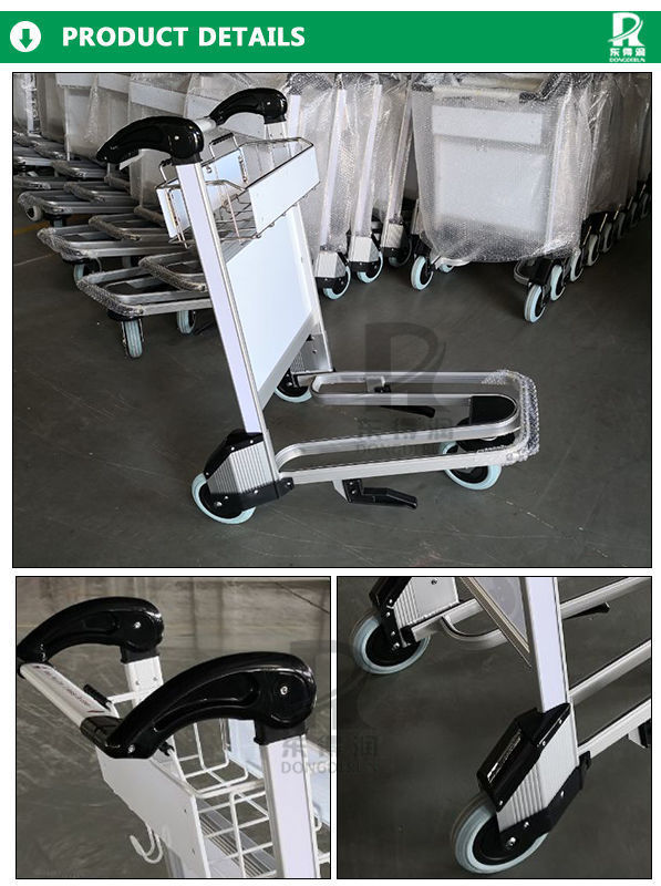 Buy Wholesale China Hot Sale Metal Airport Luggage Trolley For Intermational Airport With