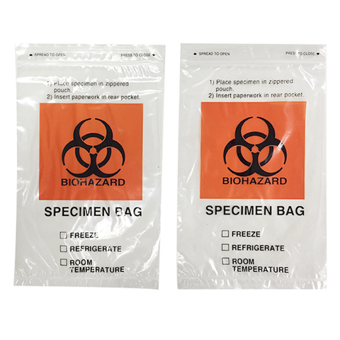 Stick-on Biohazard Infectious Waste Bag