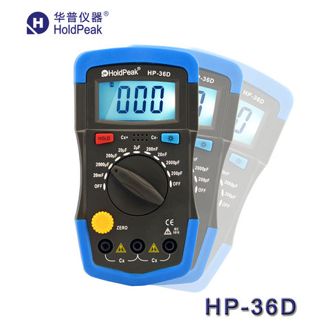 HP-36D Capcitance Meter Handheld Capacimetro Manual 1999 Counts (HP-36D)