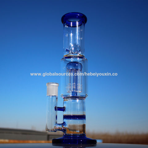 China Tubo de agua de vidrio Shisha Hookah Tubo de fumar de vidrio  Accesorios para fumar Tubo de vaso de precipitados Fabricación y fábrica