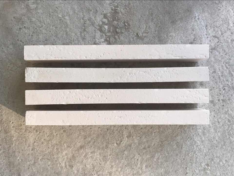 Buy wholesale china handmade long wide white beige brick with solid