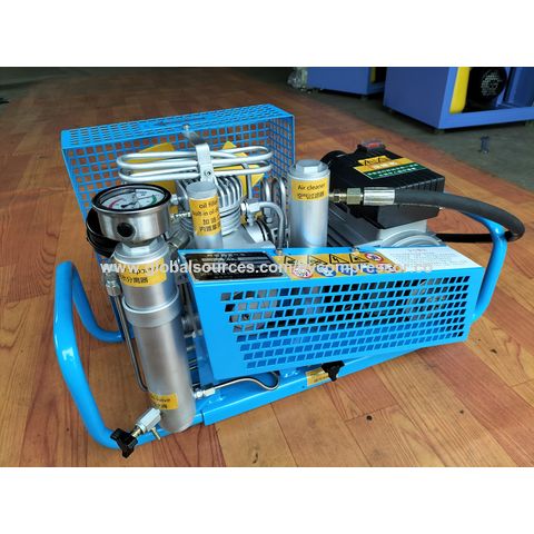 chine usine oem portable plongée sous-marine portable compresseur d'air  300bar