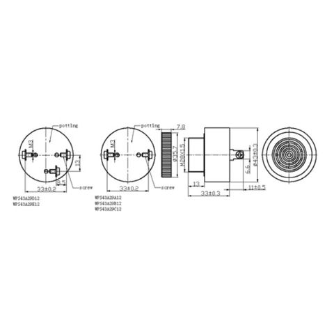 Acheter Alarme sonore piézo-électronique 12V pour voiture, bip