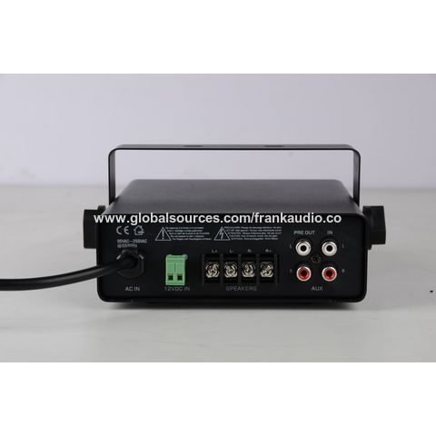 Amplificador 12 Vdc 40 Watts Bluetooth Lector Mini SD USB Mic FM