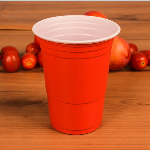 Wholesale Disposable Plastic PS Cups 12 Oz Red Solo Party Cups Beer Pong  Cups - China Disposable Party Shot Cups and Double Color Party Cups price