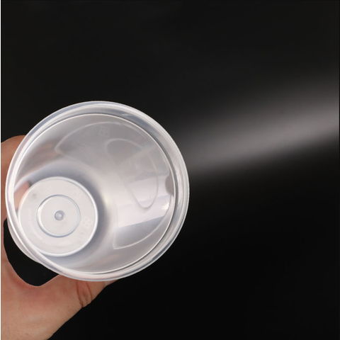 U Shape 500ml Disposable Plastic PP Cups Injection Mold Disposable Bubble  Tea Cups