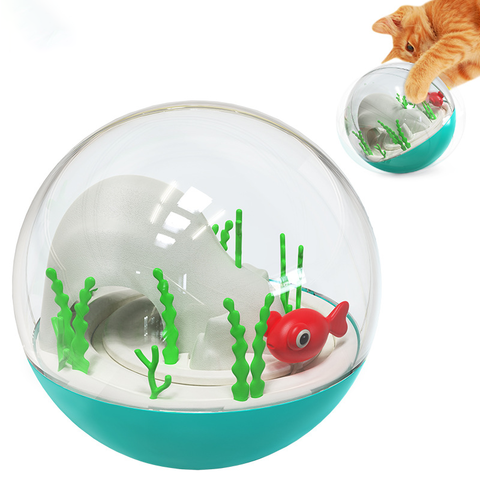 Buy Wholesale China New Design  Hot Selling Luxury Tumbler Ocean Ball  Electric Fish Teaser Cat Toys & Pet Toys at USD 7.35