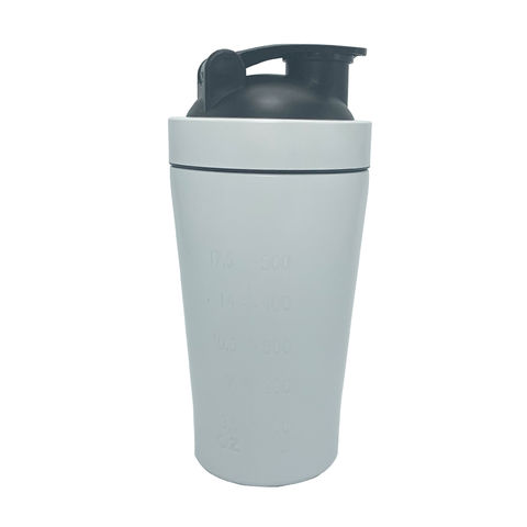 Buy Wholesale China Metal Sublimation Blank Custom Logo Gym Protein Shaker  Bottle With Mixing Ball & Blank Protein Shaker Bottle at USD 2.15