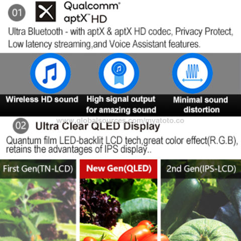 ATOTO S8 Ultra Plus Android Écrans de Tableau de Bord  intégrés,S8G2109UP-A,Double Bluetooth avec aptX HD, Liaison téléphonique  sans Fil, Opération